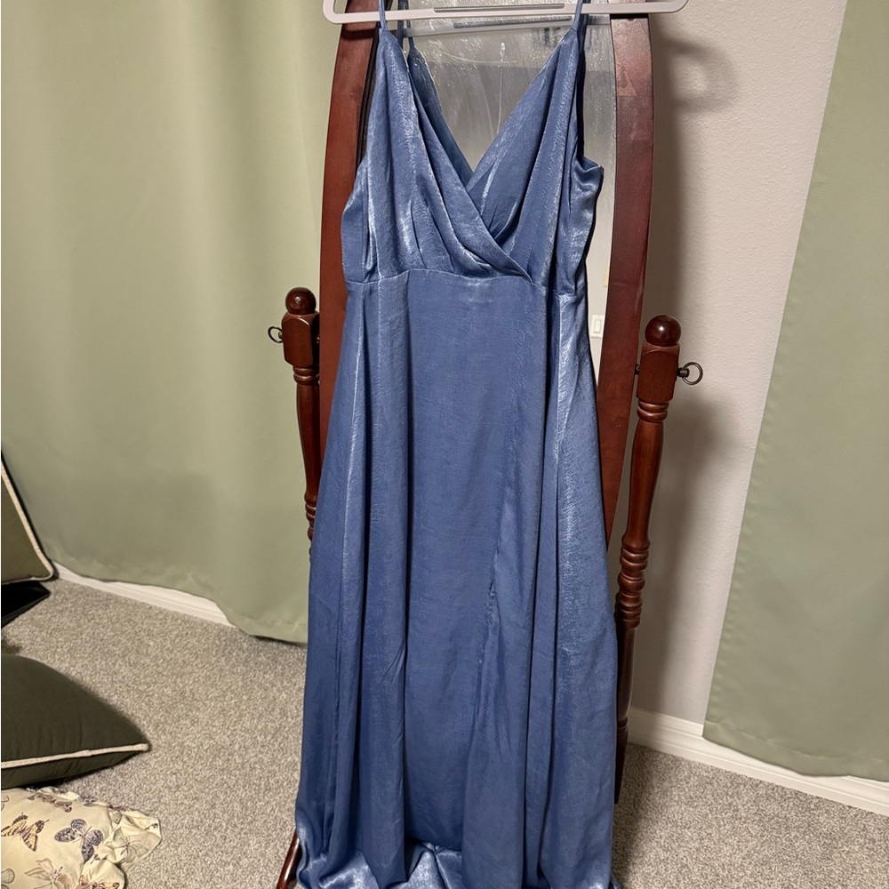 Elegant Blue Evening Gown